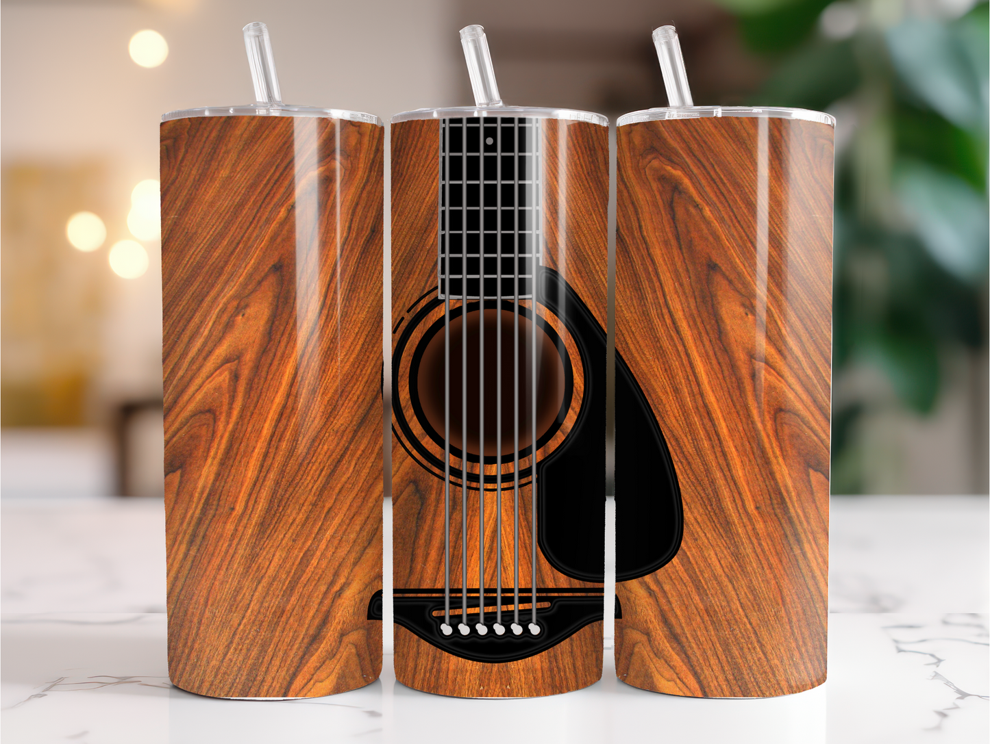Wood grain guitar
